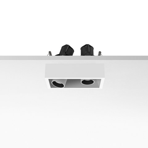 Flos Johnny 80 Semi-Recessed 2L Square — manufacturer representative image
