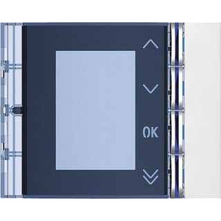 BTicino Sfera New graphic display Front cover - Allwhite — 352502