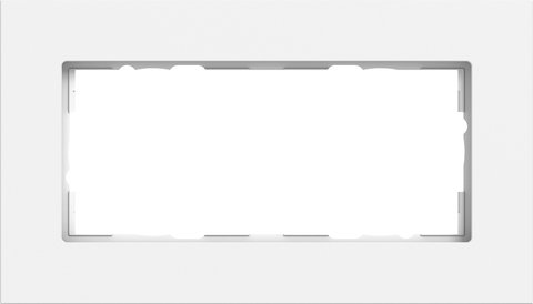 Gira Esprit cover frame aluminium pure white matt (lacquered) aluminium pure white matt (lacquered) — 1002407