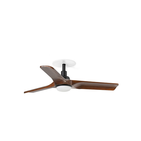 Faro Barcelona HEYWOOD RECESSED S LED Ceiling fan black/walnut 10W SWT — manufacturer representative image