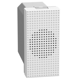 BTicino Buzzer 12 Vac - 5 Vac - 80 dB - 1 module - white — YW4356V12