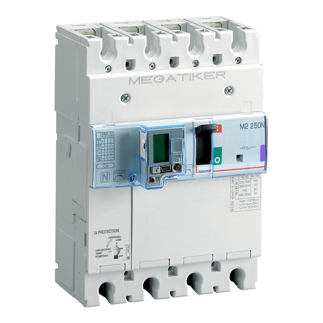 BTicino MS2 250 disconnector 4P with earth leakage protection - In= 250A — T724S250D