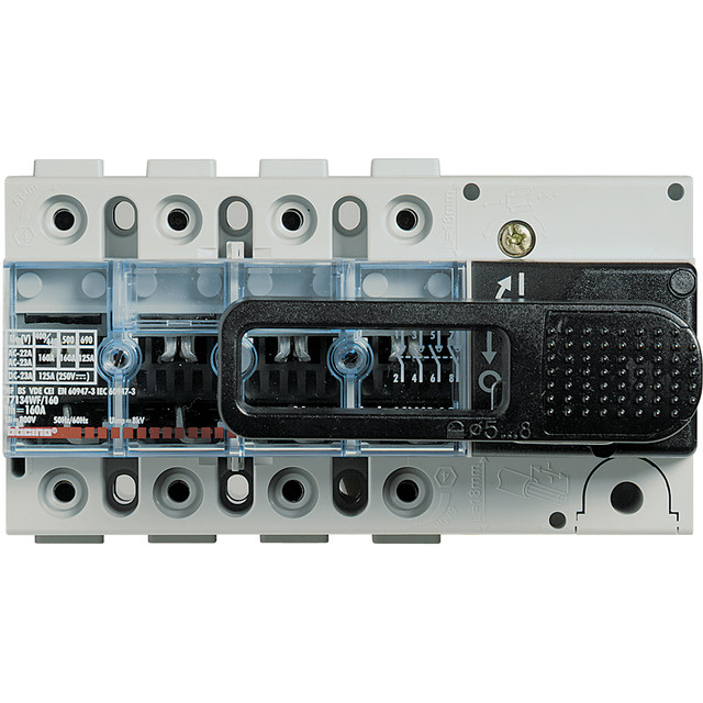 BTicino Disconnector MW160 - 3P - 125A — T7133WF/125