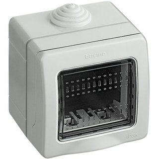 BTicino Box IP55 (base + Cover) - for 2 modules Matix — 25502