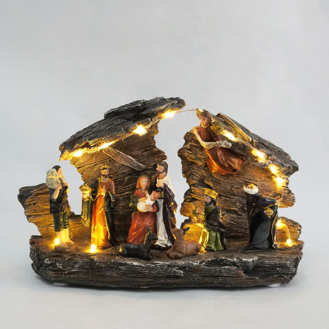 ACA Lighting LED XMAS NATIVITY WW 3AA BATTERIES(NOT INCLUDED) 245*80*15mm — manufacturer representative image