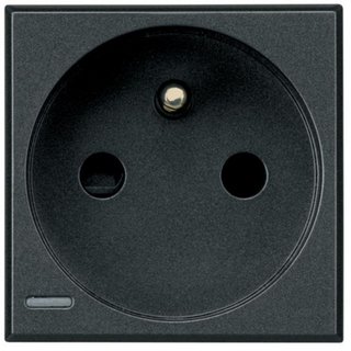 BTicino Socket 2P+T 10/16A - standard France — HS4142AN