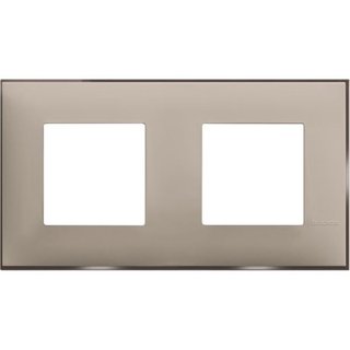 BTicino Cover plate - 2+2 horizontal/vertical installation modules — R4802M2CS