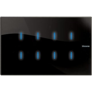BTicino Axolute command with 6 keys to manage single or group loads and other functions - 4 modules. — HS4657M4