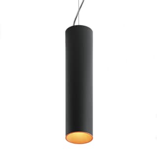 Artemide Tagora Suspension 80 - Led 31° 3000K - Black/Orange - Undimmable — AB02157