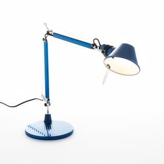 Artemide Tolomeo Micro Table - Anodized blue - Body Lamp + Base — A011850