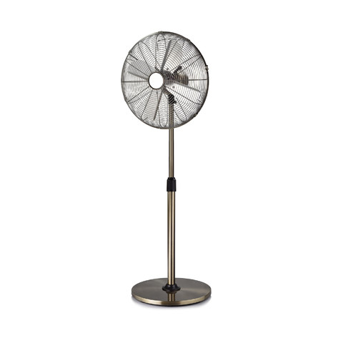 ACA Lighting STAND FAN, METALLIC, NIKEL WITH 4 SILVER BLADES, DIAM45, AC 60W — manufacturer representative image