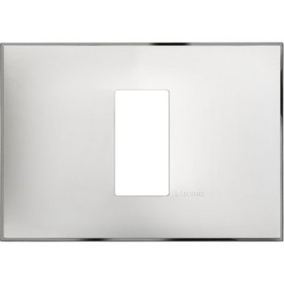 BTicino Cover plate - 1 centered module — R4803M1WR