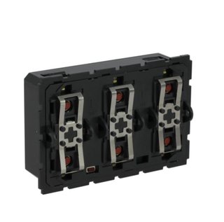 BTicino Control device to be equipped with 1 or 2 modules Key covers - Power supply 27Vdc - 3 modules — Y4652M3