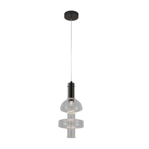 ACA Lighting VYRA-PENDANT LAMP GOLD METAL + GLASS COB 5W 3000K 450LM IP20 — manufacturer representative image