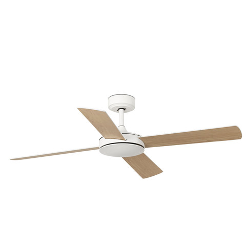Faro Barcelona MALLORCA L White/maple fan — manufacturer representative image