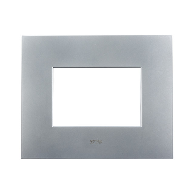 AVE SMART44 PLATE METAL TECH GREY – 3 MOD. — 44PSM3ALS