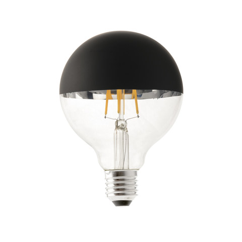 Faro Barcelona Bulb G95 Decorative black E27 4W 2700K DIMMABLE — manufacturer representative image