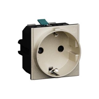 BTicino German standard socket 2 P+E 16 A 250 Va.c. — KC4141A