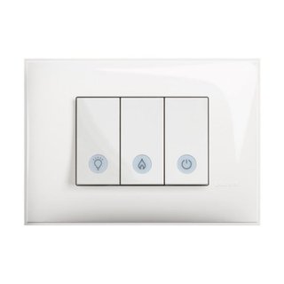 BTicino Bathroom switch with indication for three independent circuits — RW4001B3