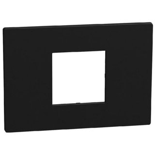 BTicino Light Now - Cover plate 2 centered modules - dark — YA4819DD