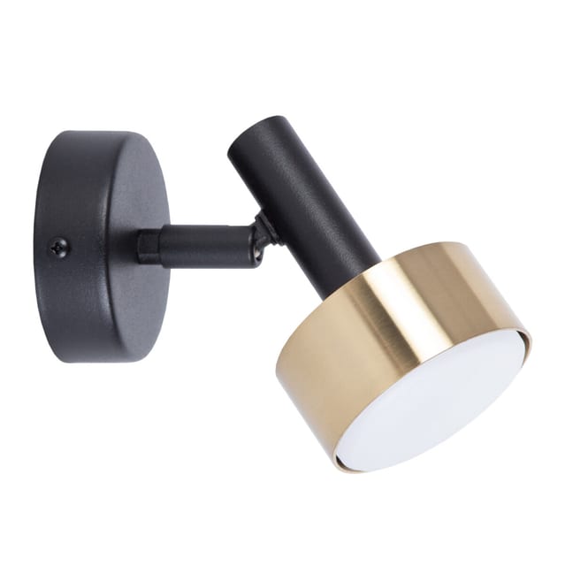 Sigma Wall lamp STAMP black/gold szczotkowany 41248