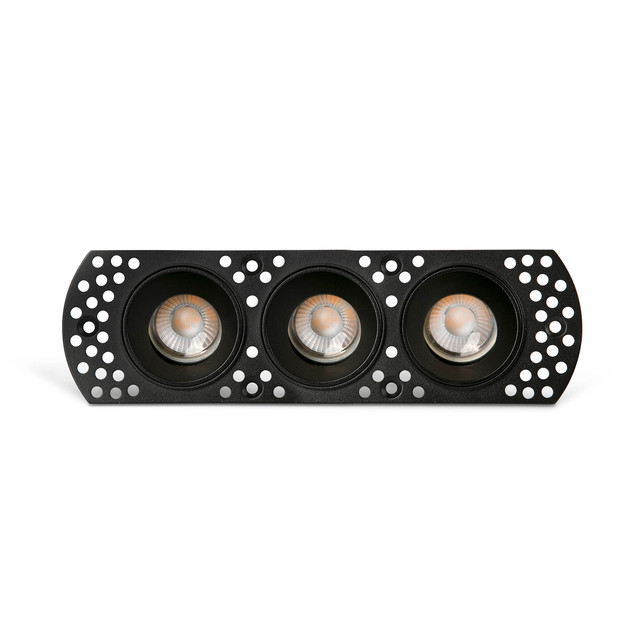 Faro Barcelona FLIC 3L Black recessed adjustable trimless MR11 GU10 — 44115