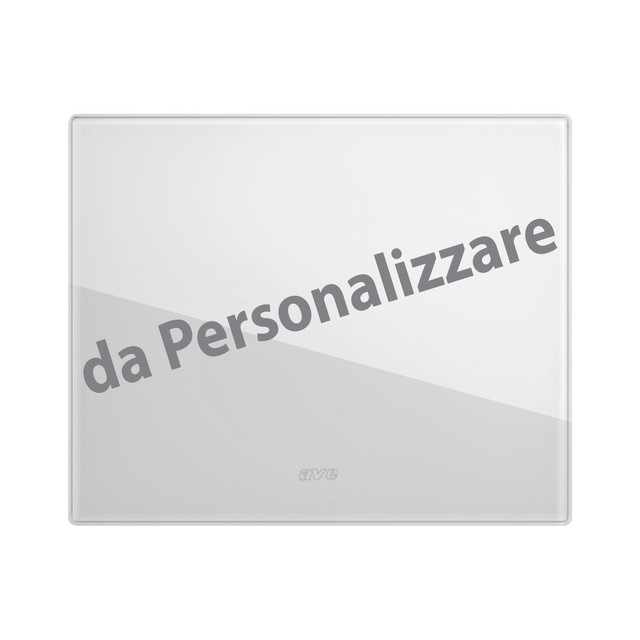 AVE VERATOUCH PLATE CUST.WHITE 3 CONTR. — 44PVTC3BL/XX