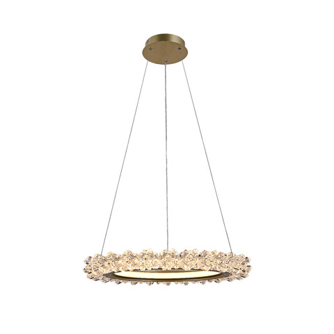 ACA Lighting CHRYSALIS -PENDANT LAMP SILVER METAL LED SMD 36W CCT 2700K-3000K-4000K 3000LM IP20 — manufacturer representative image