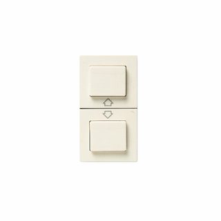 AVE TWIN 10A SINGLE POLE PUSH TO MAKE RETRACTIVE WITH ARROW SYMBOLS — 45956