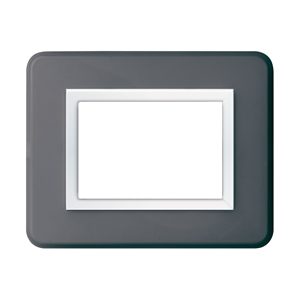 AVE PERSONAL44 FR.PLATE POLISHE.GREY 3M — 44P03GRL
