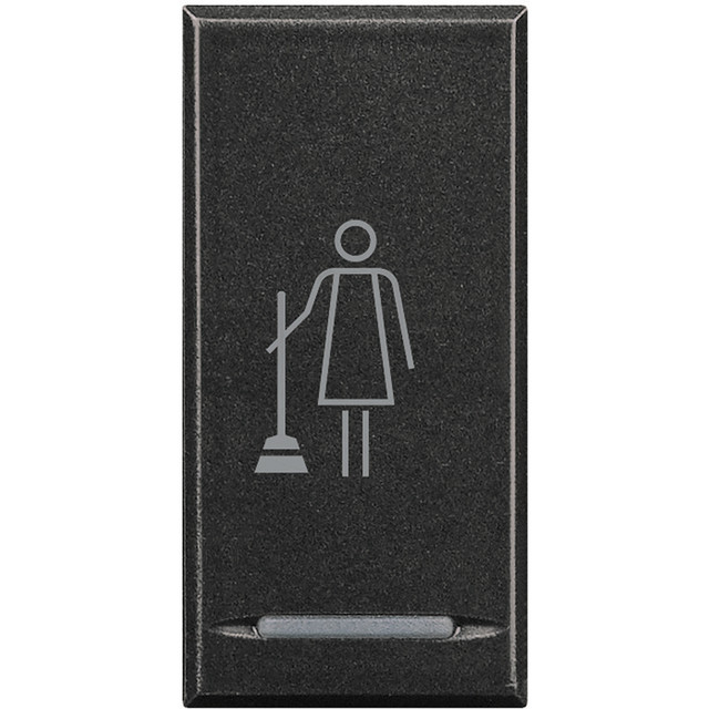 BTicino Key cover SCS for balancing commands with symbol MUR ”make up room” — HS4915MR
