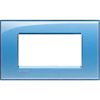 BTicino Square cover plate 4 modules - blue deep — LNA4804AD