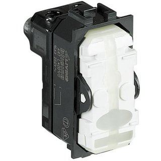 BTicino Changeover switch 1P 16A 250 Vac to complete with Key cover — LN4004