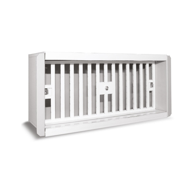 AVE Adjustable outlet plenum in galvanised steel for grilles – 2 rear outlet d75/63mm — VNXI63PMS/300L