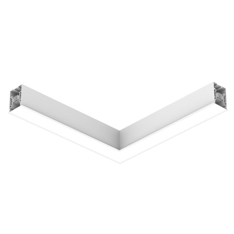 Flos In-Finity 70 Recessed Trim Flat Corner 4000K Micro-Prismatic Diffuser — manufacturer representative image