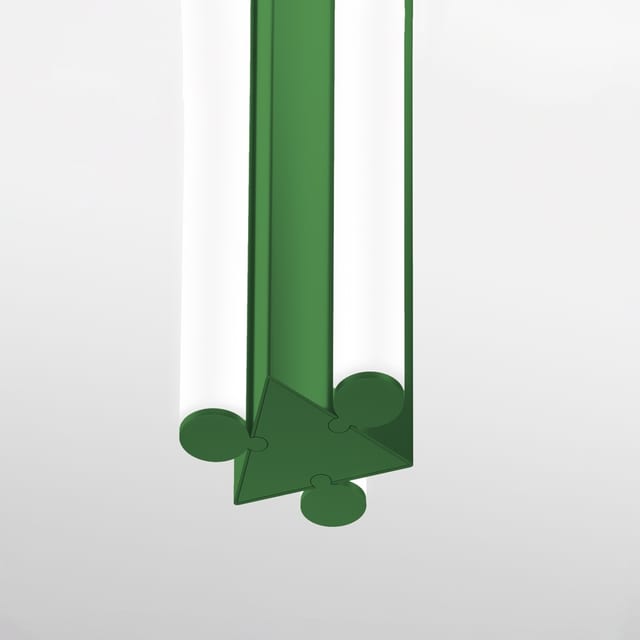 Artemide Dreispitz - Suspension Vertical - 3 Diffused Emission - 90 - Green — 1858010A