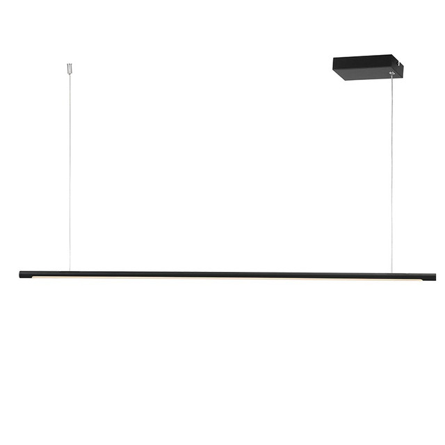 ACA Lighting PENDANT LIGHTING LED 18W 3000K 1440LM BLACK ALUMINUM TOUCH DIMMER 105Χ1,8ΧΗ150CM AVENUE — ZM16LEDP105BK