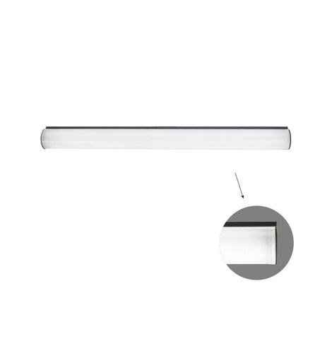 Viokef Linear Ceiling Black L600 4000K Tube — manufacturer representative image