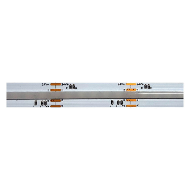 ACA Lighting LED COB STRIP 24V DC 21W/M RGB+CCT IP20 12mm Ra90 840LEDS/M 5M REEL 3YRS — 242190RGBCCTC