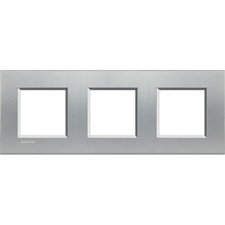 BTicino Square cover plate 2x3P 71mm Tech — LNA4802M3TE