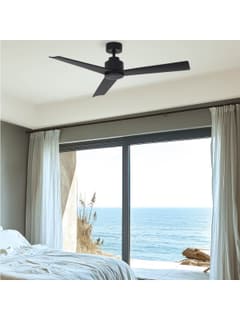 Zambelis 19136-B PENDANT FAN BLACK BLADES WITHOUT LAMP