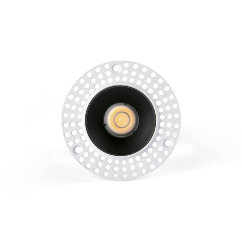 Faro Barcelona LOX Black adjustable trimless recessed 3000K — manufacturer representative image