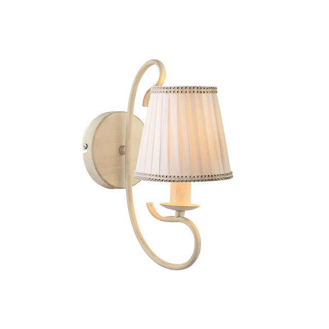 ACA Lighting NETTO WALL LAMP 1XE14 PATINA- WHITE SHADE DIJON — DL7611C