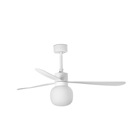 Faro Barcelona AMELIA BALL L Ceiling fan white 2700K — manufacturer representative image