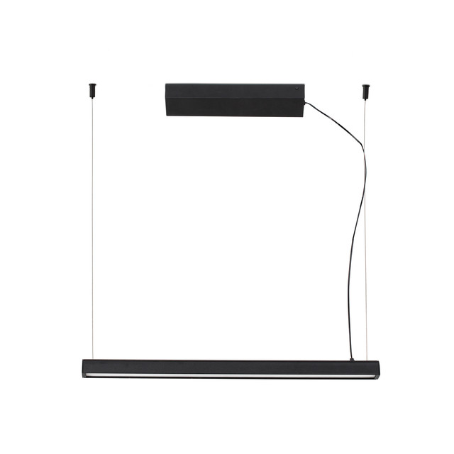 Faro Barcelona VICO 600 Black pendant lamp with surface canopy — 61101