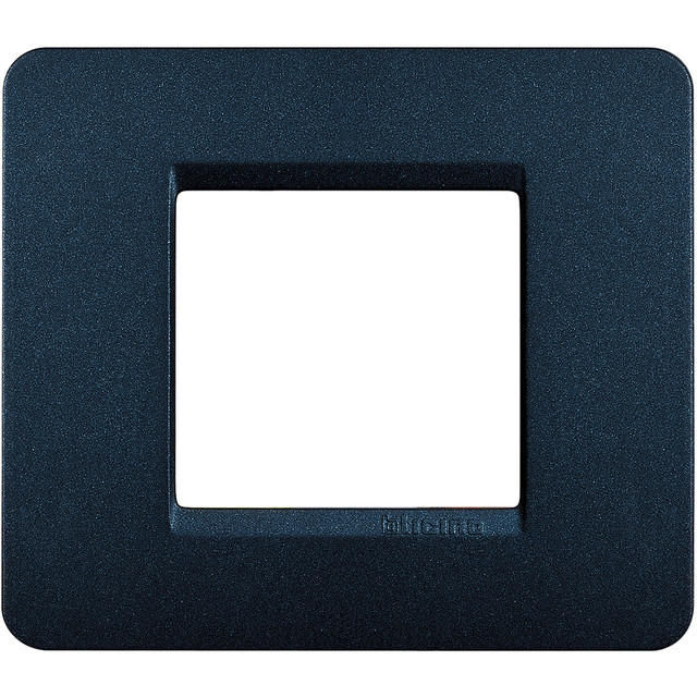 BTicino Matix - plate 2P round box Blue Mercury — AM4802BM
