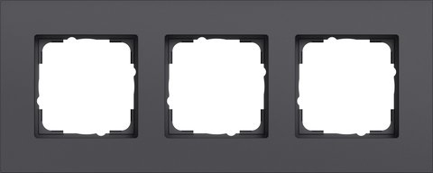 Gira Esprit cover frame aluminium anthracite (lacquered) aluminium anthracite (lacquered) — 0213408