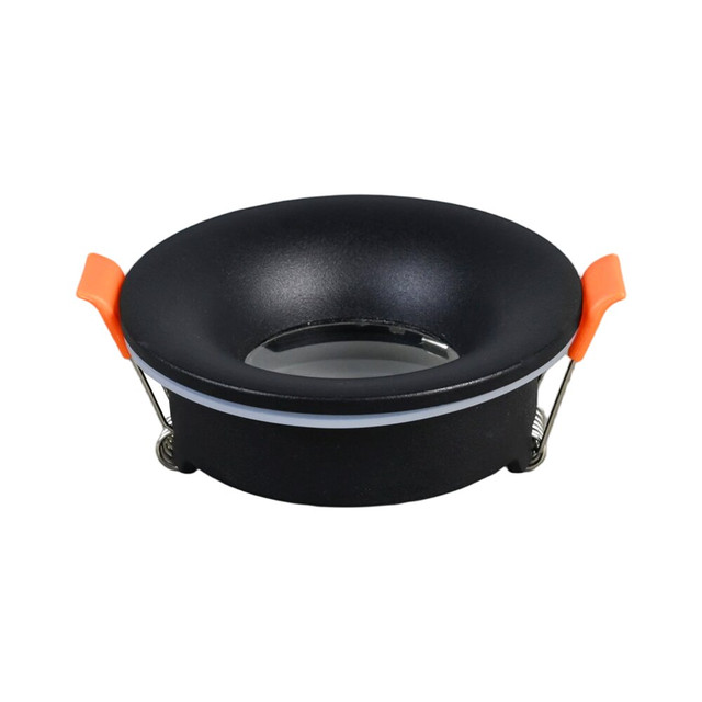 ACA Lighting SPOT RECESSED FIXED BLACK CONVENTIONAL 1XGU10 IP54 Φ85Χ50ΜΜ — GLGURBIP54