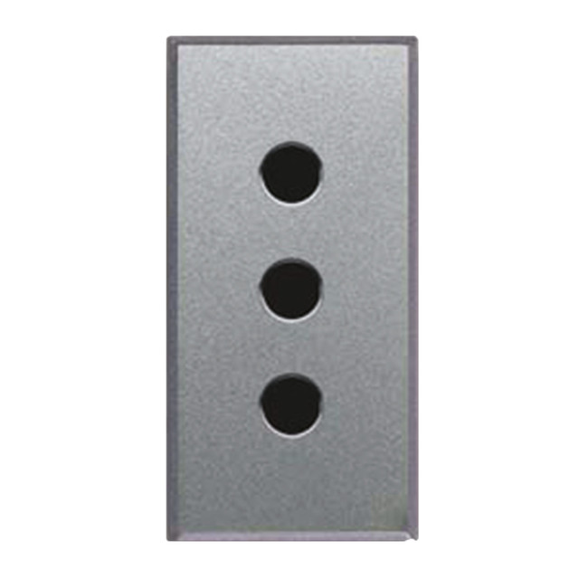 AVE 2P+E 10A ITALIAN STD.SOCKET ALLU.1M — 443006TS