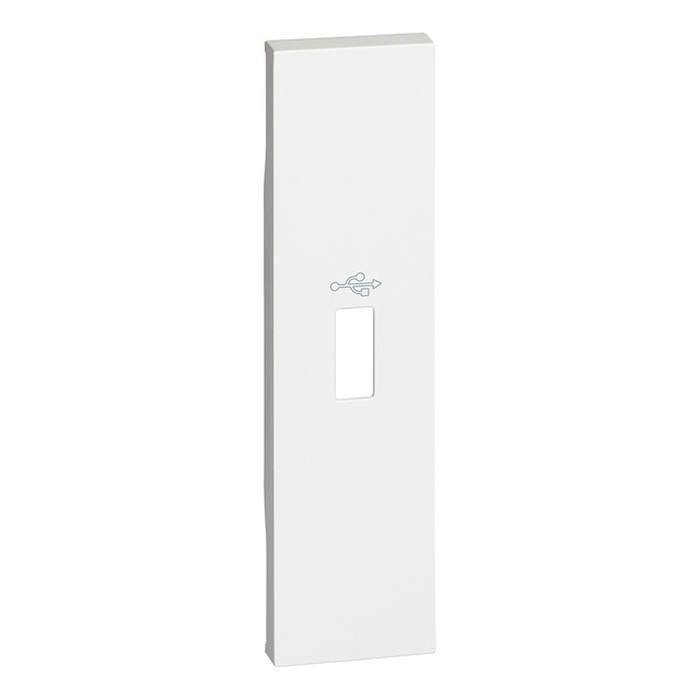 BTicino Covers for 1-module USB connectors. For item K4285P — KW10P